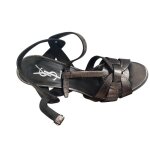 Sandales  plateforme yves saint laurent en cuir prix neuf 925  - 38