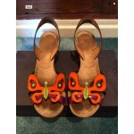 Sandales prada 37 motif papillon.