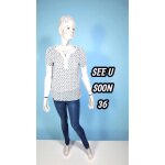 See u soon taille 36 haut top tee shirt manches courtes doublé Écru gris See u soon taille 36 haut top tee shirt manches courtes doublé Écru gris