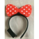 Serre t�te lumineux minnie de disney avec noeud xxl geant