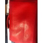 Serviette en cuir rouge pascal morabito