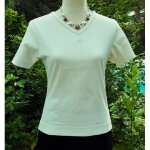 T - shirt adidas taille 36 vert clair coton