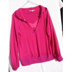 T - shirt bershka  capuche, rose fuchsia , taille s