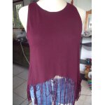 T - shirt bershka coton m violet