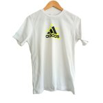 T shirt blanc manches courtes. adidas. taille 14 ans