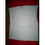 T - shirt blanc manches courtes fruit of the loom xxl