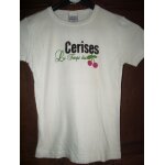 T - shirt blanc le temps des cerises taille s T - shirt blanc le temps des cerises taille s