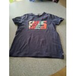 T - shirt bleu imprim  ; t - 12 ans  ; okaidi garon