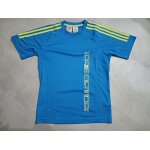 T shirt bleu et jaune et blanc predator taille 14 ans adidas