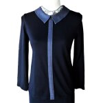 T - shirt burton taille 36 noir et gris tbe