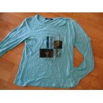 T - shirt burton turquoise noir dor