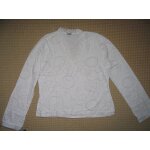 T - shirt (col v) etam , blanc, manches longues T - shirt (col v) etam , blanc, manches longues