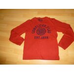T - shirt complices manches longues rouge - 14 ans