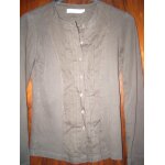 T - shirt comptoir des cotonniers manches longues taille s marron