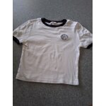 T - shirt court ; jennyfer ; blanc et noir ; t - s ; femme T - shirt court ; jennyfer ; blanc et noir ; t - s ; femme