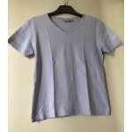 T - shirt esprit de corp manche courte col v mauve 38