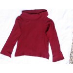 T - shirt etam , large col roulé , bordeaux , taille 42 T - shirt etam , large col roulé , bordeaux , taille 42