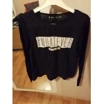 T - shirt gemo acrylique 10 ans noir