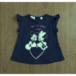T shirt gris anthracite mickey et minnie. disney baby. coton. taille 6 mois