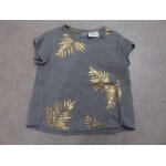 T - shirt gris / feuillages dors tape  l'oeil - 18 mois
