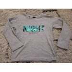 T - shirt gris sequins 4 ans