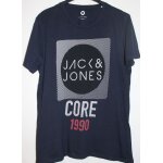 T - shirt homme marine jack & jones logo et ann�e 1990 taille xl
