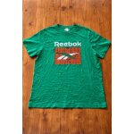 T - shirt homme reebok vert xxl (2xl) logo imprim� � style vintage sport