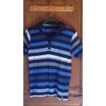 T shirt homme u collection  rayures bleues taille m