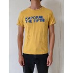 T - shirt kaporal the fifth jaune moutarde � taille m