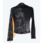 T - shirt kenzo taille 8 ans noir avec motifs tbe