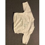 T - shirt longues manches beige et vert   mini pousse deviendra grand   tape � l'oeil