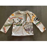 T - shirt longues manches blanc kenzo 6 ans / 116 cm