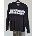 T - shirt mancge longue noir et blanc timberland taille 38 m