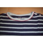 T - shirt manches 3 / 4 mariniere raye bleu t 38