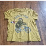T - shirt manche courte garon jaune imprim kiabi taille 5ans