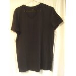 T shirt manches courtes uni noir - kiabi slim fit - taille l