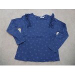 T - shirt manches longues bleu  pois zara - 4 ans