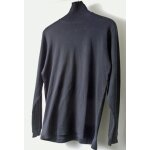T shirt manches longues col montant - taille l noir - occasion bon etat