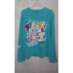 T - shirt manches longues kiabi gar�on 14 ans bleu azur