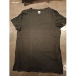 T shirt mc noir gar�on 12 ans kiabi