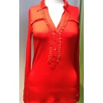 T - shirt morgan viscose s orange neuf tiquette