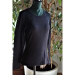 T shirt noir neuf alain manoukian avec pr�sence de jolie dentelle sur les c�t�s. taille �tiquet�e: 2. ...