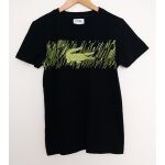 T shirt noir crocodile vert. lacoste sport. coton. taille 2 T shirt noir crocodile vert. lacoste sport. coton. taille 2