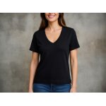 T shirt noir esprit col v belle qualit� �pais