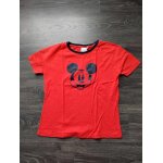 T - shirt orange 34 xs mickey kiabi