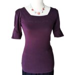 T - shirt pepe jeans taille s / 36 violet avec inscriptions tbe