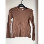 T - shirt petit bateau marron caf� 10 ans