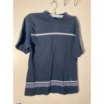 T - shirt quiksilver bleu marine � bandes taille 10 ans