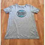 T - shirt quiksilver manche courte gris taille 10ans