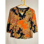 T - shirt ralph lauren femme - taille s / 36 / 8 (tres bon etat)
